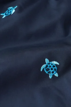 Bañador Bóxer con Bordado de Tortugas para Niños