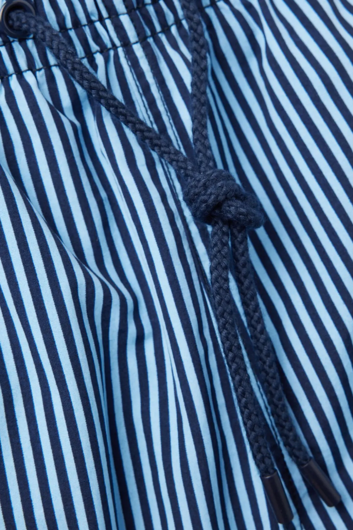 Bañador Bóxer con Estampado de Raya Azul