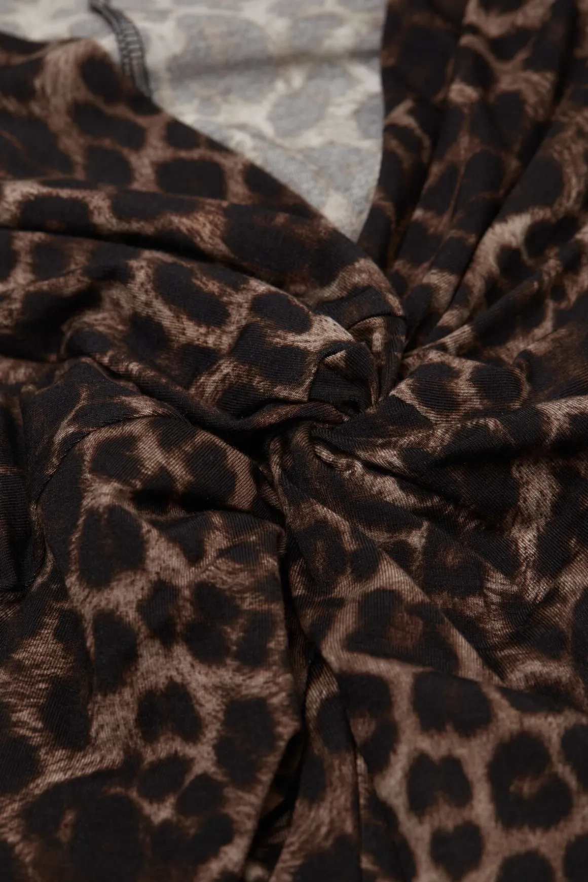 Body de Manga Larga de Modal Luxurious Leopard
