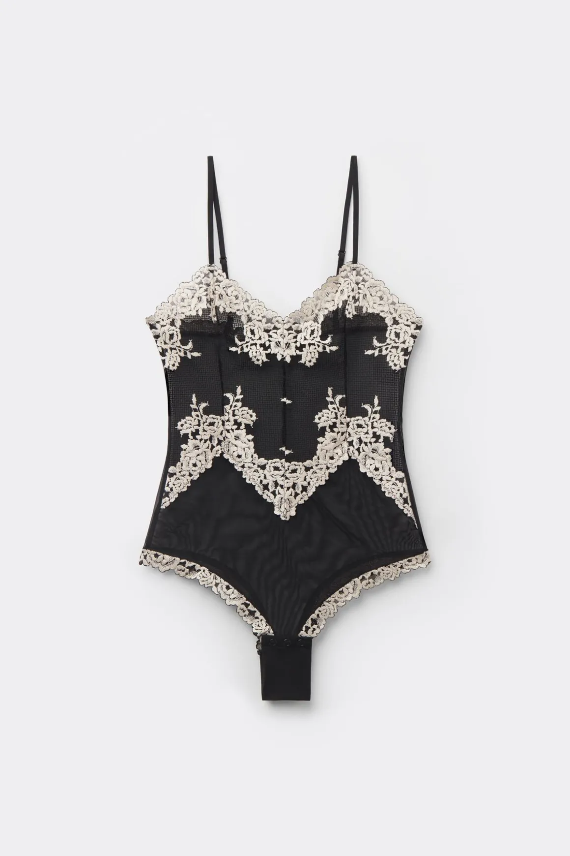 Body de Tul y Encaje Pretty Flowers