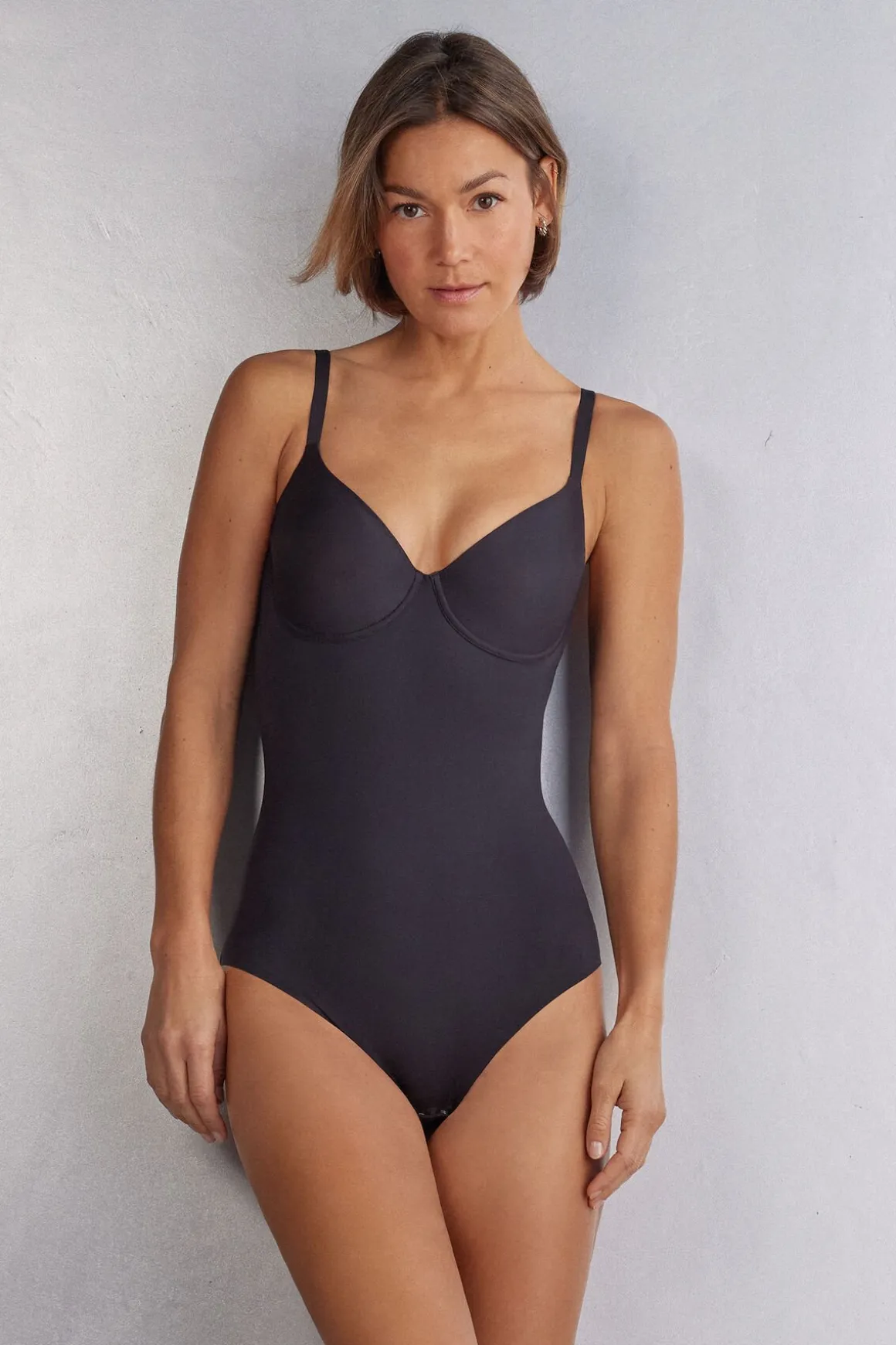 Body Francesca de Microfibra Ultraligera