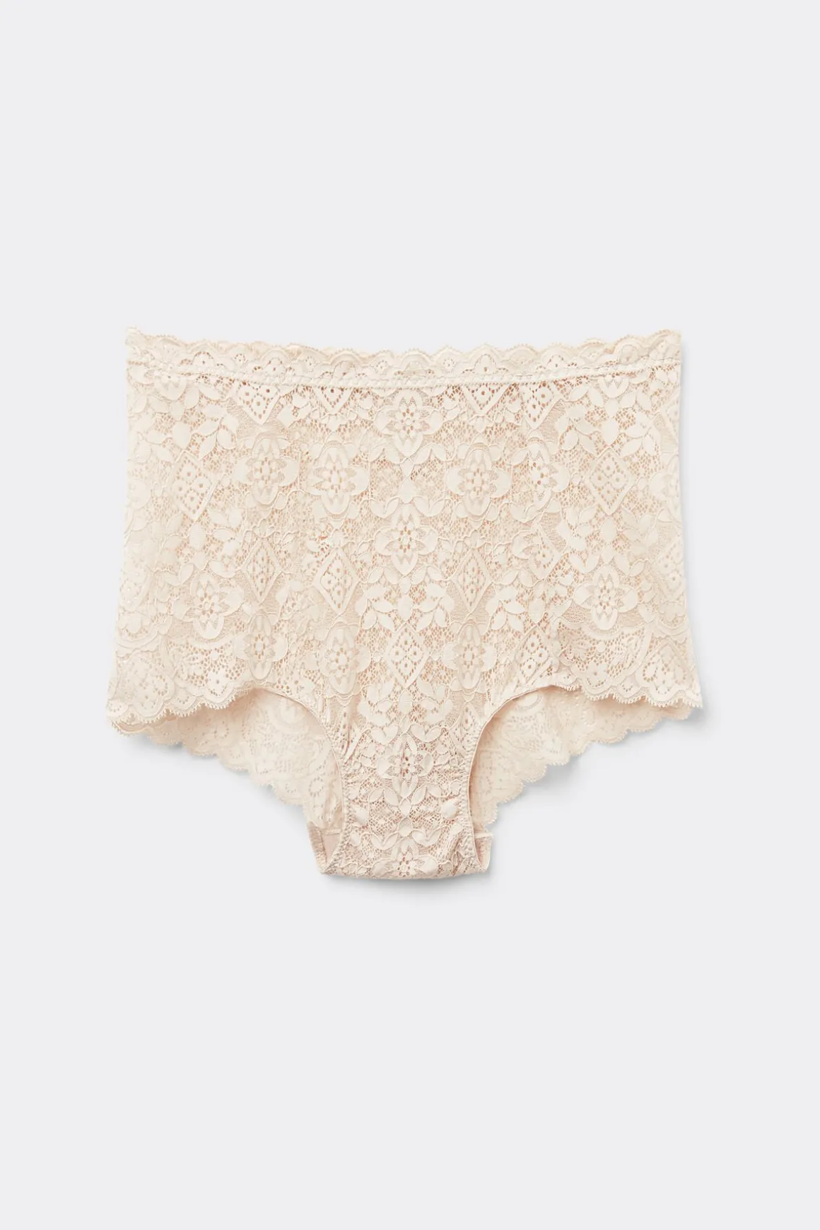 Braguita Culotte de Talle Alto de Encaje