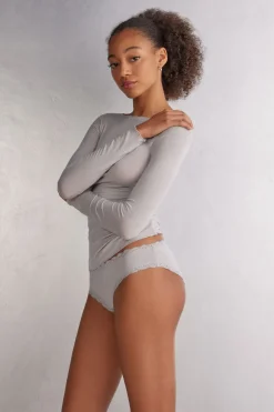 Braguita de Algodón y Encaje
