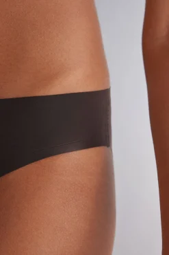 Braguita sin costuras de microfibra y algodón