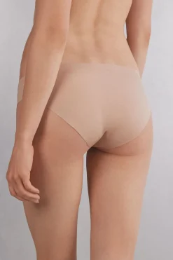 Braguita sin costuras de microfibra y algodón