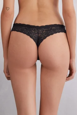 Brasileña de Encaje Estilo Años 80