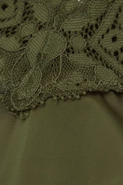 Brasileña de Encaje y Microfibra Estilo de los Años 80