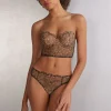 Bustier Bandeau Giada Estampado Animal Always Glamorous