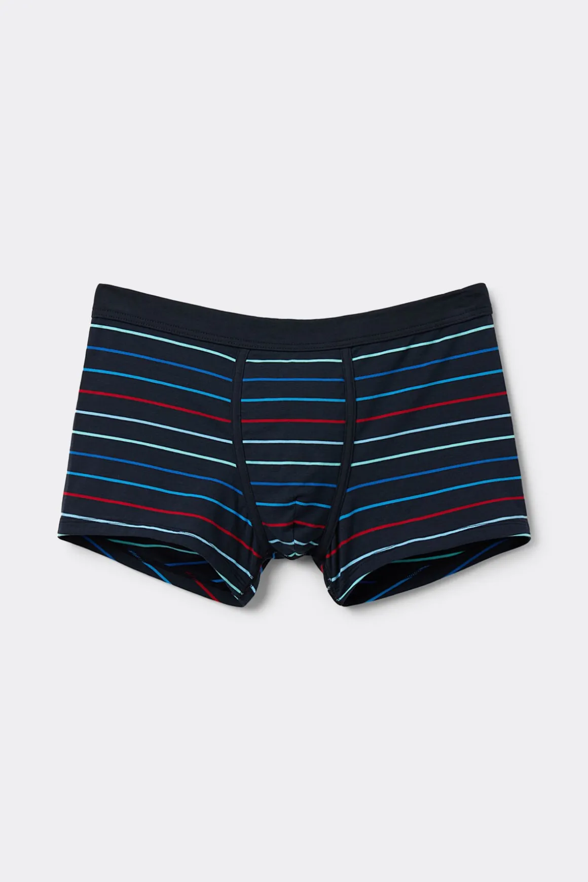 Bóxer Algodón Superior Estampado Rayas Multicolor