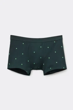 Bóxer Algodón Superior Estampado Tréboles de Cuatro Hojas
