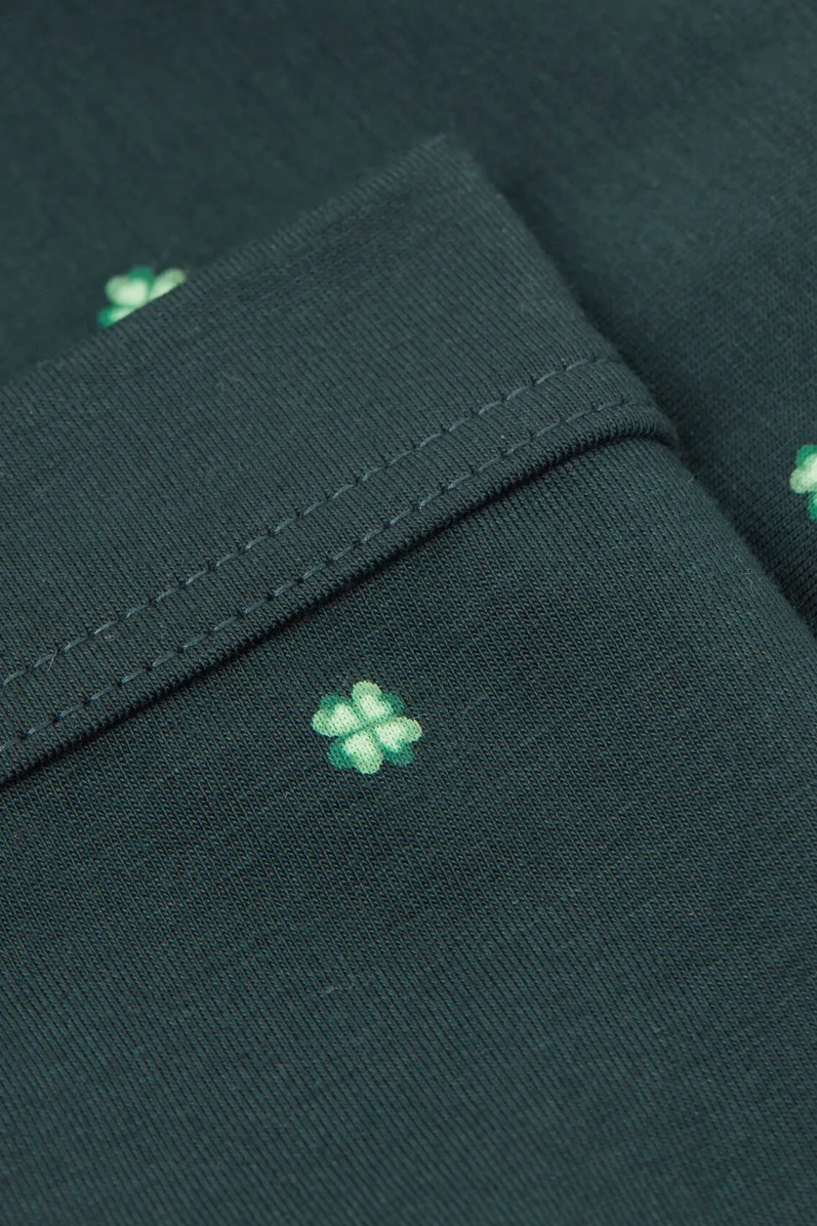 Bóxer Algodón Superior Estampado Tréboles de Cuatro Hojas