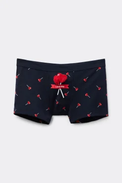 Bóxer Algodón Superior Peluche Piruletas Corazones
