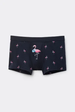 Bóxer de Algodón Natural Fresh Estampado Flamencos