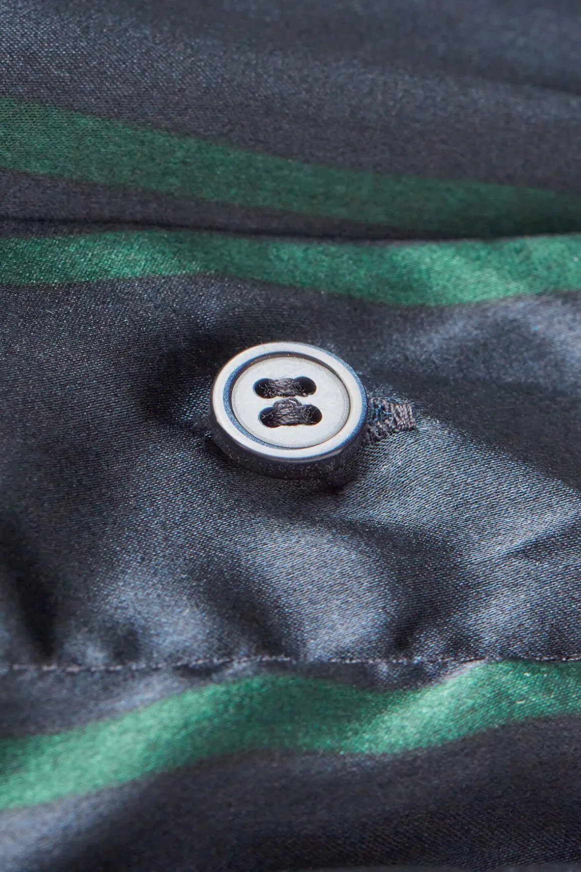 Bóxer de Seda con Estampado de Rayas