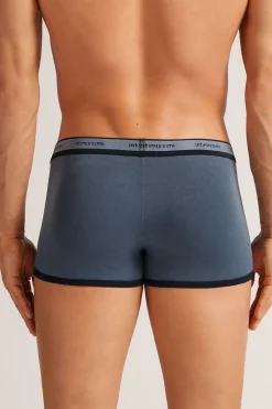 Bóxer Washed Collection de Algodón Superior Elástico