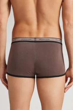 Bóxer Washed Collection de Algodón Superior Elástico