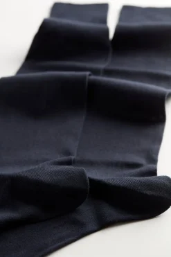 Calcetines Largos de Cashmere Seda y Algodón