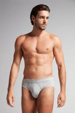 Calzoncillo slip de colores básicos en algodón