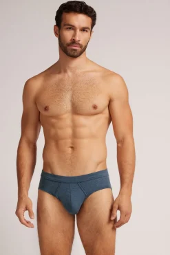 Calzoncillo slip de colores básicos en algodón