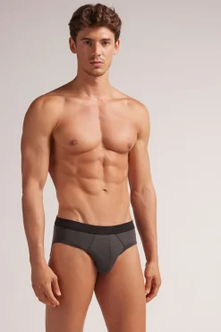 Calzoncillo slip de colores básicos en algodón