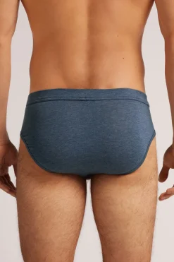 Calzoncillo slip de colores básicos en algodón