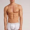 Calzoncillos bóxer en algodón para hombre elastizado con logotipo