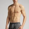 Calzoncillos bóxer en algodón para hombre elastizado con logotipo