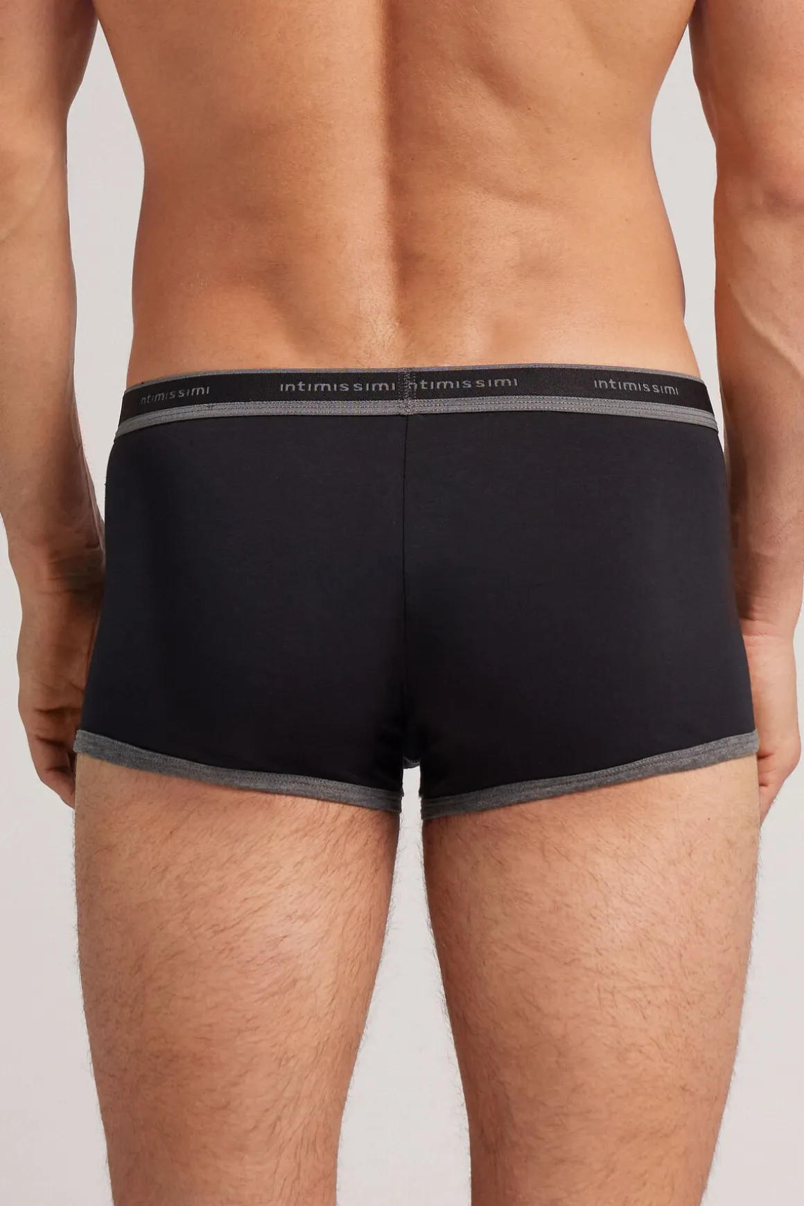Calzoncillos bóxer en algodón para hombre elastizado con logotipo