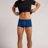 Calzoncillos bóxer en algodón para hombre elastizado con logotipo