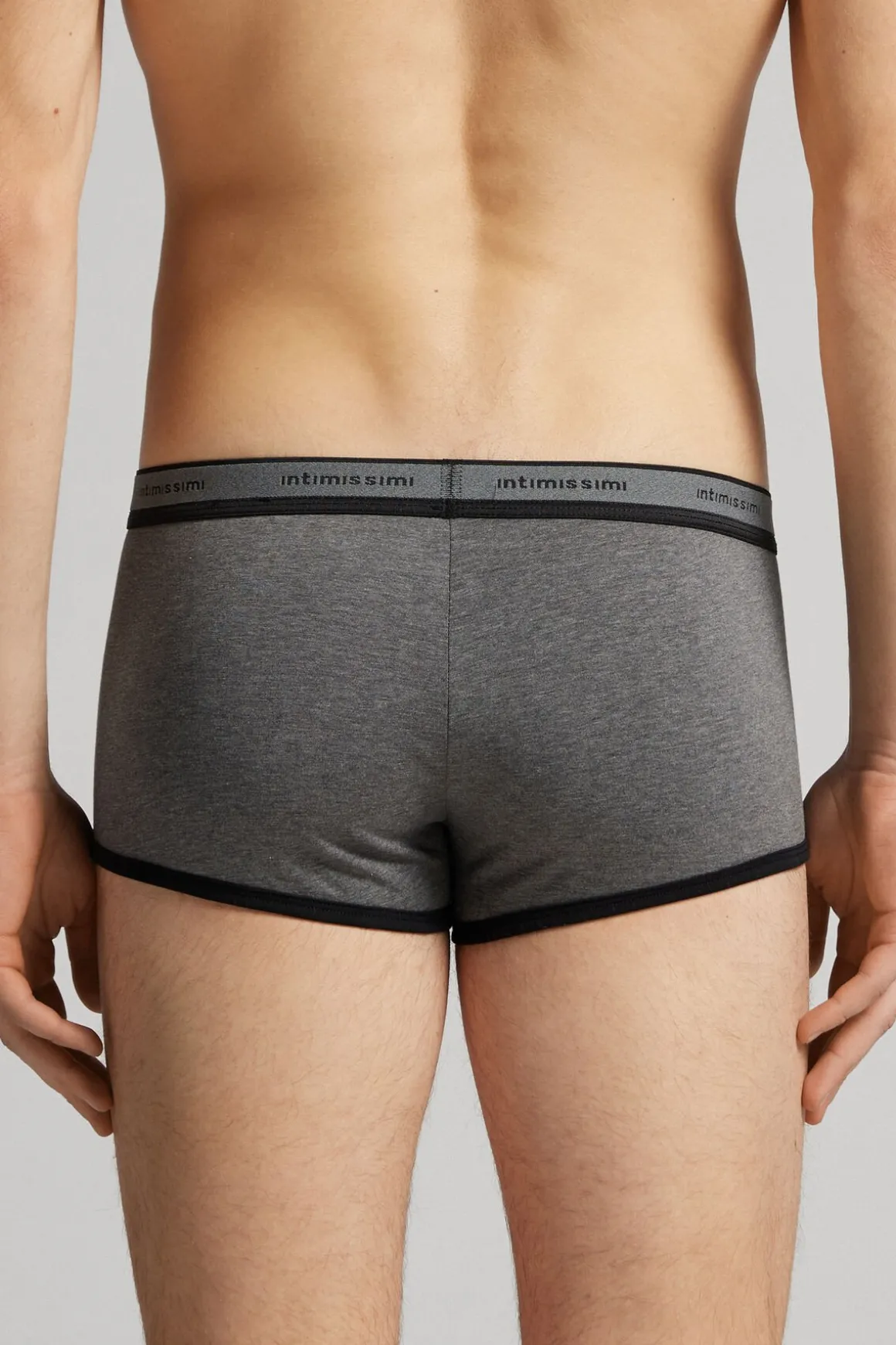 Calzoncillos bóxer en algodón para hombre elastizado con logotipo