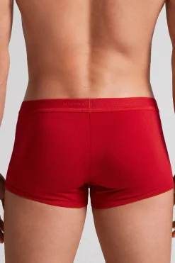 Calzoncillos bóxer en algodón para hombre elastizado con logotipo