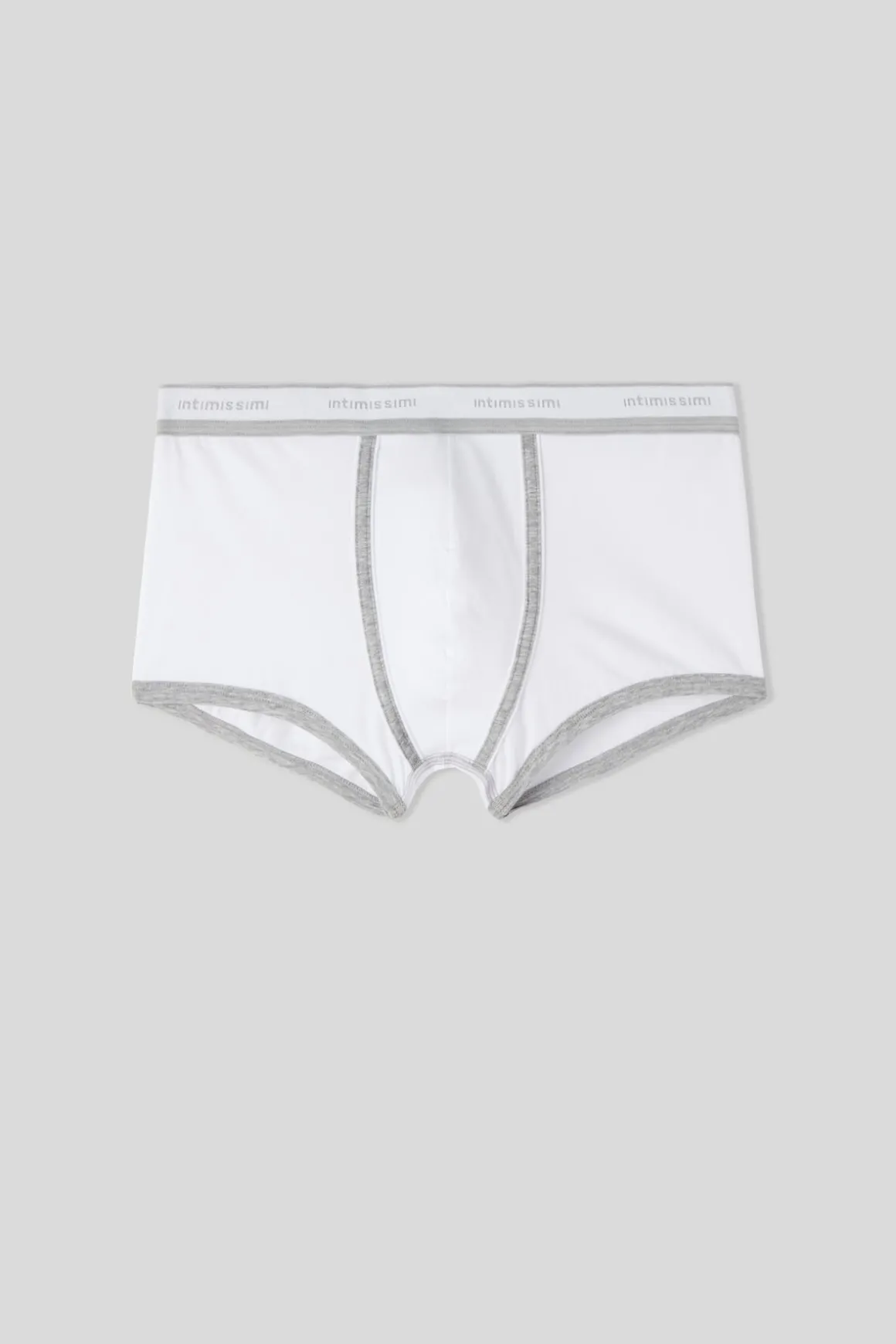 Calzoncillos bóxer en algodón para hombre elastizado con logotipo