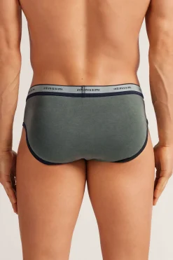Calzoncillos Washed Collection de Algodón Superior Elástico
