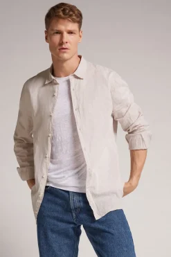 Camisa de Lino y Algodón