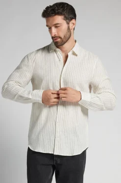 Camisa de Lino y Algodón