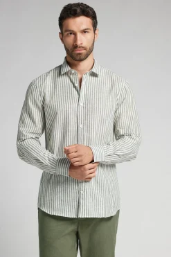 Camisa de Lino y Algodón