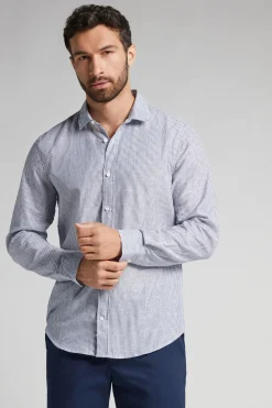 Camisa de Lino y Algodón