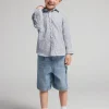 Camisa de Lino y Algodón para Niños