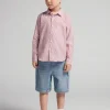 Camisa de Lino y Algodón para Niños