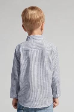 Camisa de Lino y Algodón para Niños
