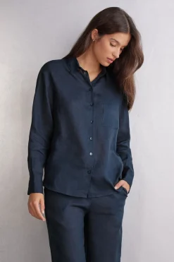 Camisa de Tela de Lino