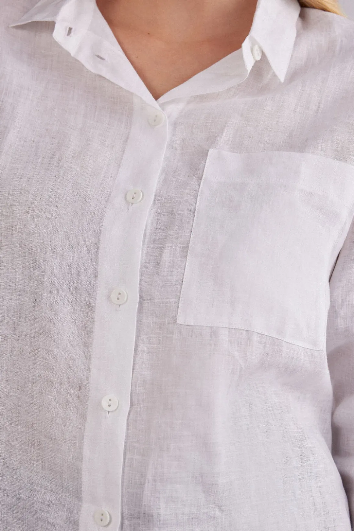 Camisa de Tela de Lino