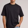 Camiseta Amplia de Algodón Interlock