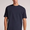 Camiseta Amplia de Algodón Interlock