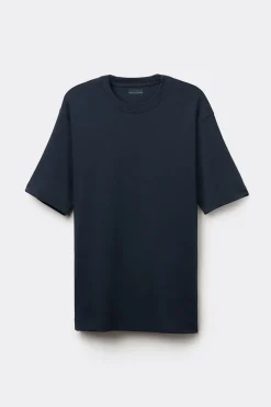 Camiseta Amplia de Algodón Interlock