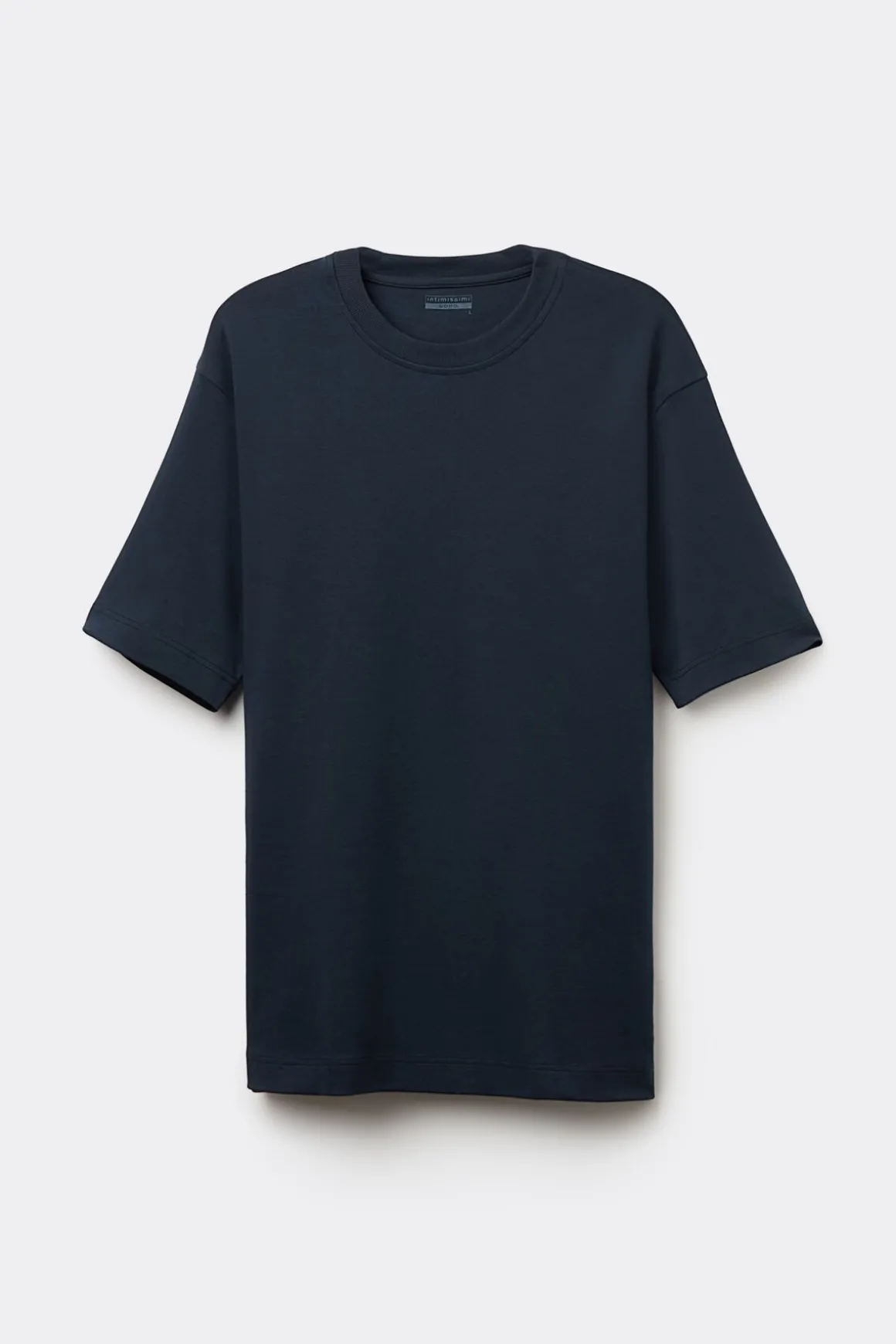 Camiseta Amplia de Algodón Interlock