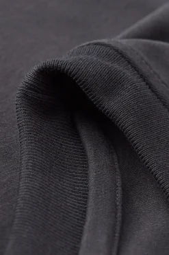 Camiseta Amplia de Algodón Interlock