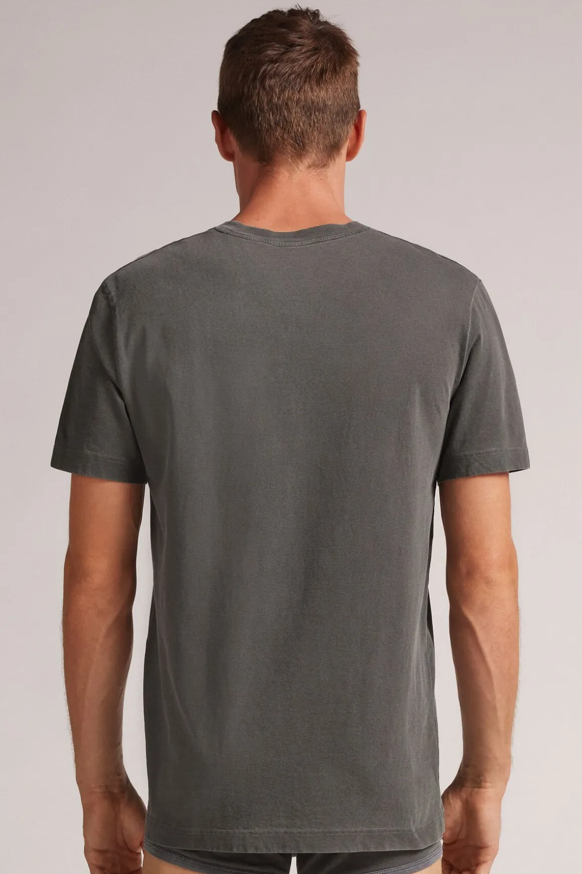 Camiseta de Algodón Washed Collection