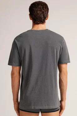 Camiseta de Algodón Washed Collection