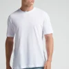 Camiseta de Corte Recto de Algodón Superior Extrafino